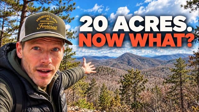 Finding Promised Land episode: 20 acres. Now what?